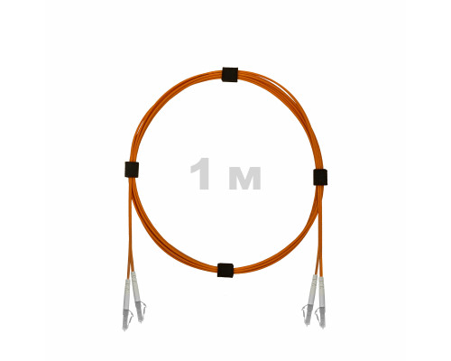 Патч-корд оптический LC/UPC-LC/UPC MM (OM2) 3mm duplex LSZH, 1 м