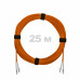 Патч-корд оптический LC/UPC-LC/UPC MM (OM2) 3mm duplex LSZH, 25 м