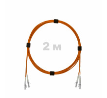 Патч-корд оптический LC/UPC-LC/UPC MM (OM2) 3mm duplex LSZH, 2 м