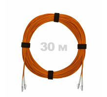 Патч-корд оптический LC/UPC-LC/UPC MM (OM2) 3mm duplex LSZH, 30 м