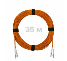 Патч-корд оптический LC/UPC-LC/UPC MM (OM2) 3mm duplex LSZH, 35 м