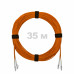 Патч-корд оптический LC/UPC-LC/UPC MM (OM2) 3mm duplex LSZH, 35 м