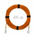 Патч-корд оптический LC/UPC-LC/UPC MM (OM2) 3mm duplex LSZH, 45 м