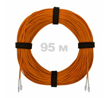 Патч-корд оптический LC/UPC-LC/UPC MM (OM2) 3mm duplex LSZH, 95 м