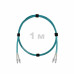 Патч-корд оптический LC/UPC-LC/UPC MM (OM3) 3mm duplex LSZH, 1 м