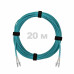 Патч-корд оптический LC/UPC-LC/UPC MM (OM3) 3mm duplex LSZH, 20 м