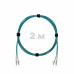 Патч-корд оптический LC/UPC-LC/UPC MM (OM3) 3mm duplex LSZH, 2 м
