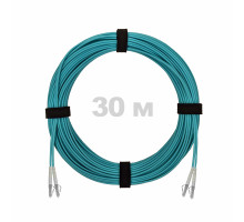 Патч-корд оптический LC/UPC-LC/UPC MM (OM3) 3mm duplex LSZH, 30 м