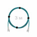 Патч-корд оптический LC/UPC-LC/UPC MM (OM3) 3mm duplex LSZH, 3 м