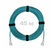 Патч-корд оптический LC/UPC-LC/UPC MM (OM3) 3mm duplex LSZH, 45 м