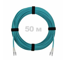 Патч-корд оптический LC/UPC-LC/UPC MM (OM3) 3mm duplex LSZH, 50 м