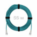 Патч-корд оптический LC/UPC-LC/UPC MM (OM3) 3mm duplex LSZH, 55 м