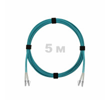Патч-корд оптический LC/UPC-LC/UPC MM (OM3) 3mm duplex LSZH, 5 м