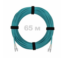 Патч-корд оптический LC/UPC-LC/UPC MM (OM3) 3mm duplex LSZH, 65 м