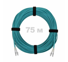 Патч-корд оптический LC/UPC-LC/UPC MM (OM3) 3mm duplex LSZH, 75 м