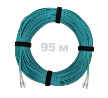 Патч-корд оптический LC/UPC-LC/UPC MM (OM3) 3mm duplex LSZH, 95 м