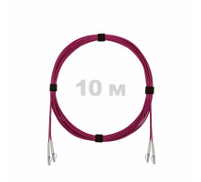 Патч-корд оптический LC/UPC-LC/UPC MM (OM4) 3mm duplex LSZH, 10 м