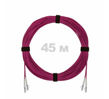 Патч-корд оптический LC/UPC-LC/UPC MM (OM4) 3mm duplex LSZH, 45 м