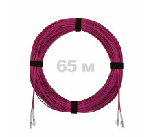 Патч-корд оптический LC/UPC-LC/UPC MM (OM4) 3mm duplex LSZH, 65 м