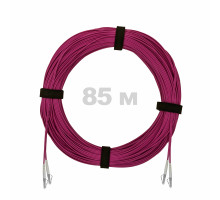 Патч-корд оптический LC/UPC-LC/UPC MM (OM4) 3mm duplex LSZH, 85 м