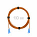 Патч-корд оптический SC/UPC-SC/UPC MM (OM2) 3mm duplex LSZH, 10 м