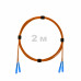 Патч-корд оптический SC/UPC-SC/UPC MM (OM2) 3mm duplex LSZH, 2 м