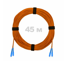 Патч-корд оптический SC/UPC-SC/UPC MM (OM2) 3mm duplex LSZH, 45 м