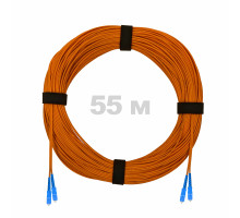 Патч-корд оптический SC/UPC-SC/UPC MM (OM2) 3mm duplex LSZH, 55 м