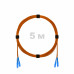 Патч-корд оптический SC/UPC-SC/UPC MM (OM2) 3mm duplex LSZH, 5 м
