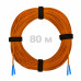 Патч-корд оптический SC/UPC-SC/UPC MM (OM2) 3mm duplex LSZH, 80 м