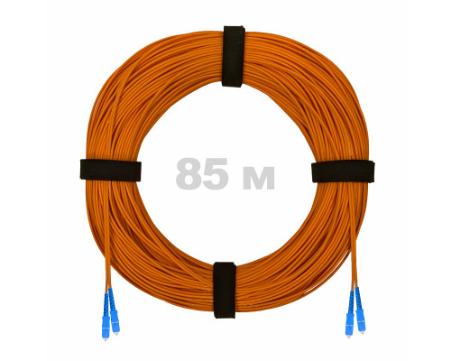 Патч-корд оптический SC/UPC-SC/UPC MM (OM2) 3mm duplex LSZH, 85 м