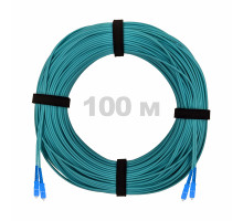 Патч-корд оптический SC/UPC-SC/UPC MM (OM3) 3mm duplex LSZH, 100 м