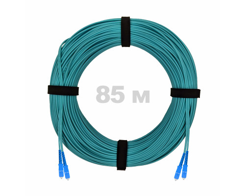 Патч-корд оптический SC/UPC-SC/UPC MM (OM3) 3mm duplex LSZH, 85 м