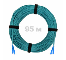 Патч-корд оптический SC/UPC-SC/UPC MM (OM3) 3mm duplex LSZH, 95 м