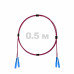Патч-корд оптический SC/UPC-SC/UPC MM (OM4) 3mm duplex LSZH, 0.5 м