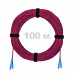 Патч-корд оптический SC/UPC-SC/UPC MM (OM4) 3mm duplex LSZH, 100 м