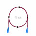 Патч-корд оптический SC/UPC-SC/UPC MM (OM4) 3mm duplex LSZH, 1 м