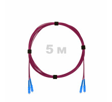 Патч-корд оптический SC/UPC-SC/UPC MM (OM4) 3mm duplex LSZH, 5 м