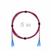 Патч-корд оптический SC/UPC-SC/UPC MM (OM4) 3mm duplex LSZH, 5 м