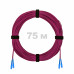 Патч-корд оптический SC/UPC-SC/UPC MM (OM4) 3mm duplex LSZH, 75 м