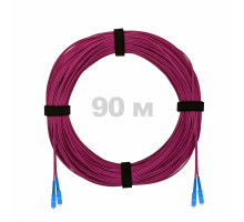 Патч-корд оптический SC/UPC-SC/UPC MM (OM4) 3mm duplex LSZH, 90 м
