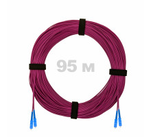Патч-корд оптический SC/UPC-SC/UPC MM (OM4) 3mm duplex LSZH, 95 м