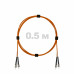 Патч-корд оптический ST/PC-ST/PC MM (OM2) 3mm duplex LSZH, 0.5 м