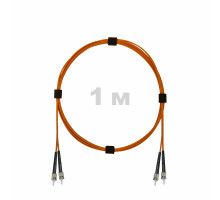 Патч-корд оптический ST/PC-ST/PC MM (OM2) 3mm duplex LSZH, 1 м