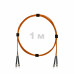 Патч-корд оптический ST/PC-ST/PC MM (OM2) 3mm duplex LSZH, 1 м