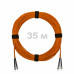 Патч-корд оптический ST/PC-ST/PC MM (OM2) 3mm duplex LSZH, 35 м