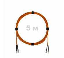 Патч-корд оптический ST/PC-ST/PC MM (OM2) 3mm duplex LSZH, 5 м