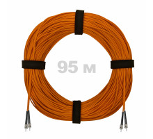 Патч-корд оптический ST/PC-ST/PC MM (OM2) 3mm duplex LSZH, 95 м