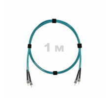Патч-корд оптический ST/PC-ST/PC MM (OM3) 3mm duplex LSZH, 1 м