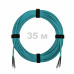 Патч-корд оптический ST/PC-ST/PC MM (OM3) 3mm duplex LSZH, 35 м